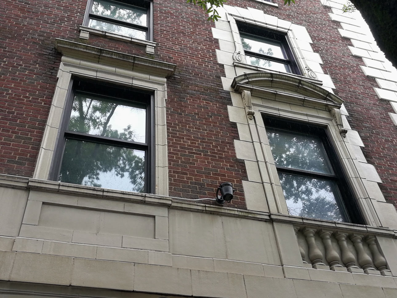 The Read House has a brick exterior with rectangular windows.