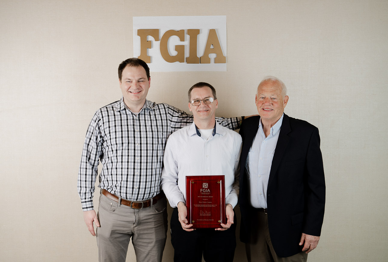 FGIA Recognizes Winco Window Company with Chairman's Award