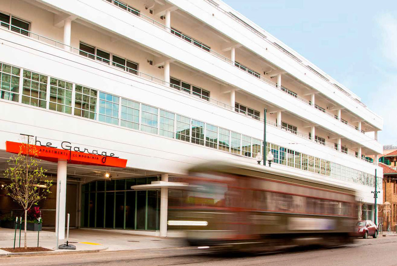 WINCO’s 3250 series Steel Replica windows were installed side-by-side around The Garage’s entire second floor