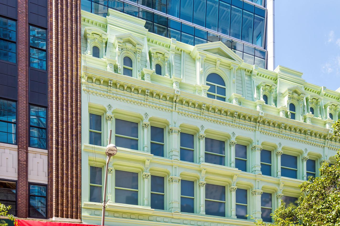 Macy's Façade Restoration Recaptures the Look of 1865 using Winco's 1450 Hung Replica Window Macy's Façade Restoration Recaptures the Look of 1865 using Winco's 1450 Hung Replica Window