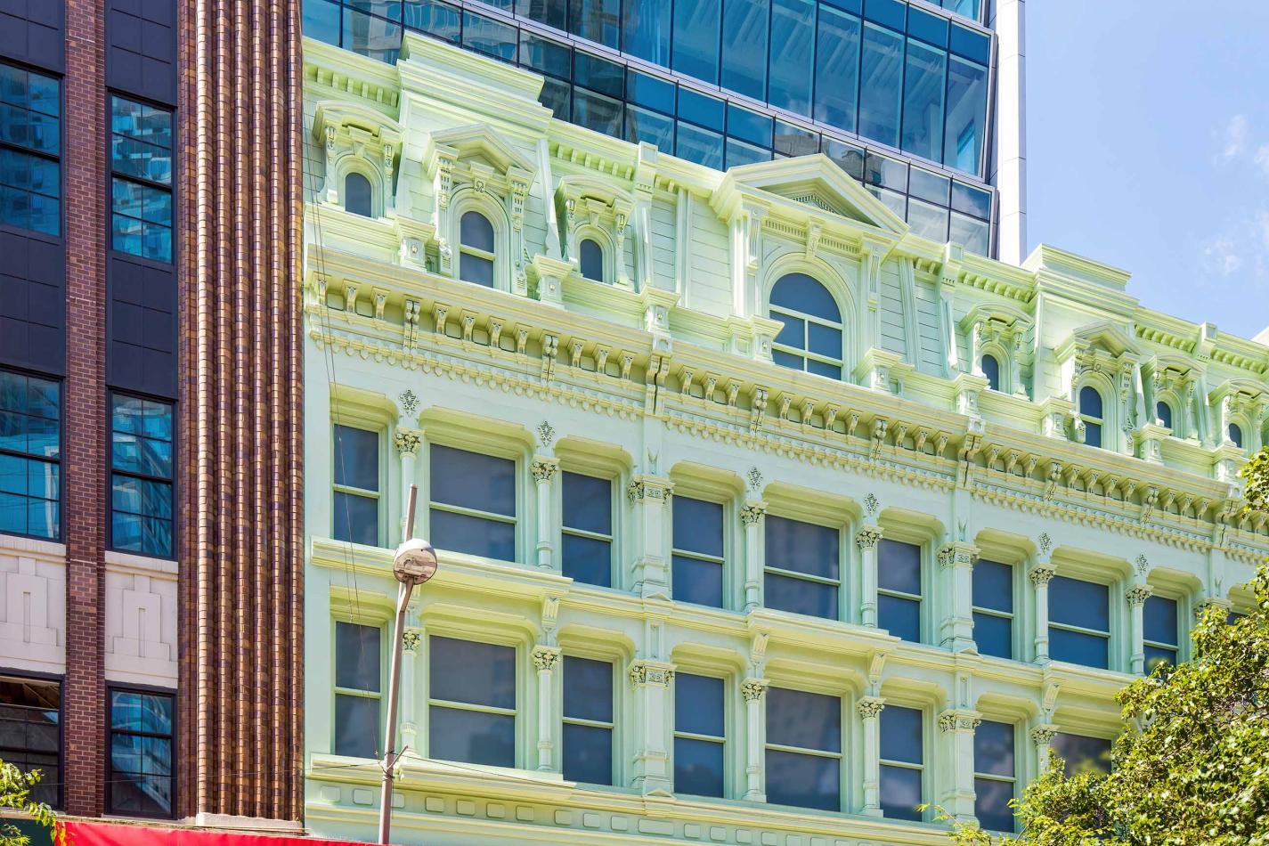 Macy's Façade Restoration Recaptures the Look of 1865 using Winco's 1450 Hung Replica Window Macy's Façade Restoration Recaptures the Look of 1865 using Winco's 1450 Hung Replica Window