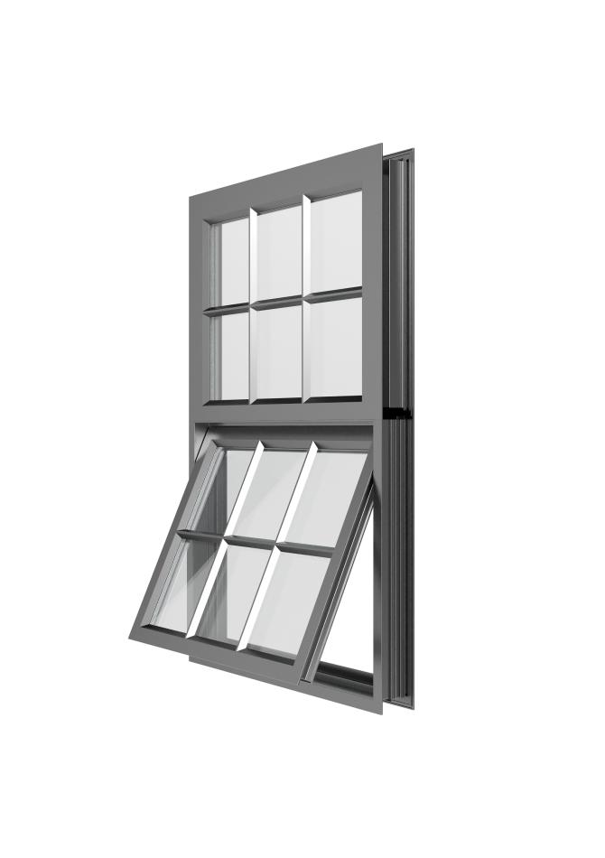1450S Hung Replica Window Redering Rendering of a Hung Replica Window