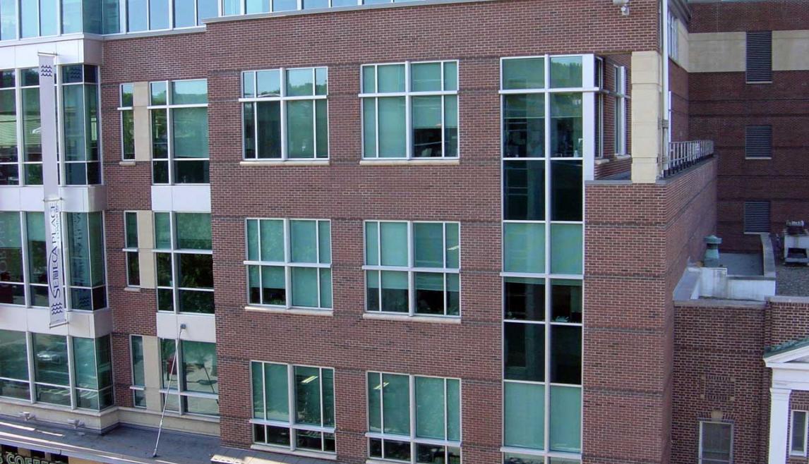 Hilton Garden Inn Ithaca using Winco's 1550 window series.