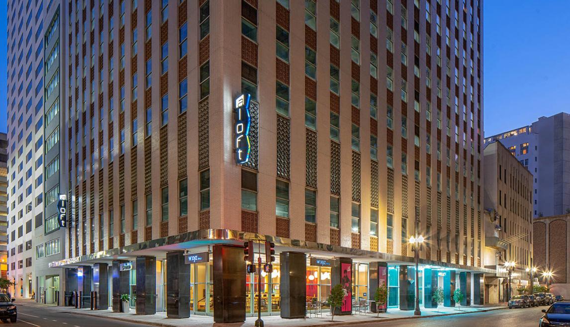 Aloft Hotel with Winco's 4410 Single Hung Window Series