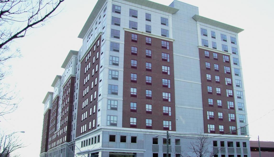 UMDNJ University Housing using Winco’s 3350 window series.