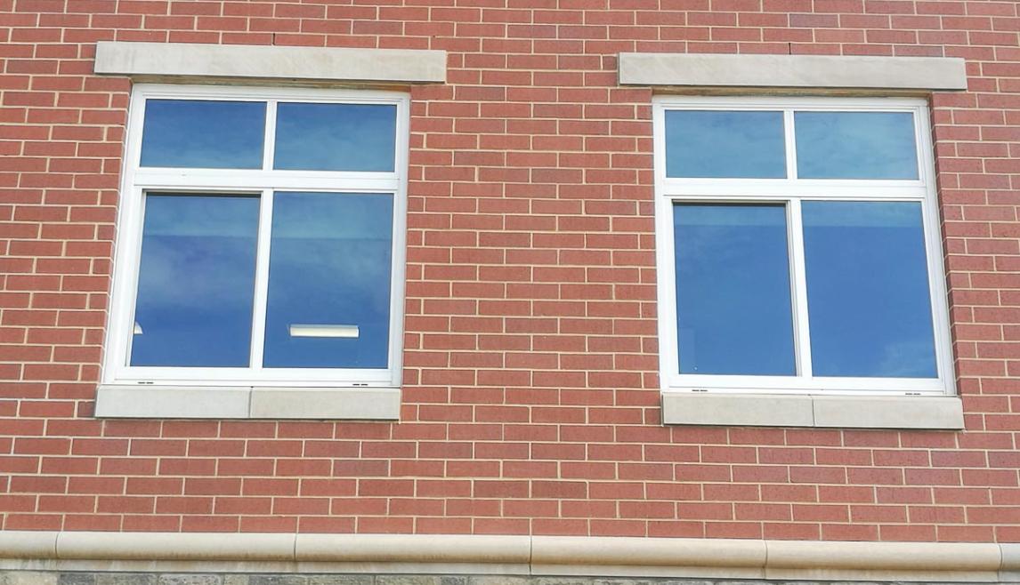 Great Crossing High School using Winco’s 3410 sliding window series.
