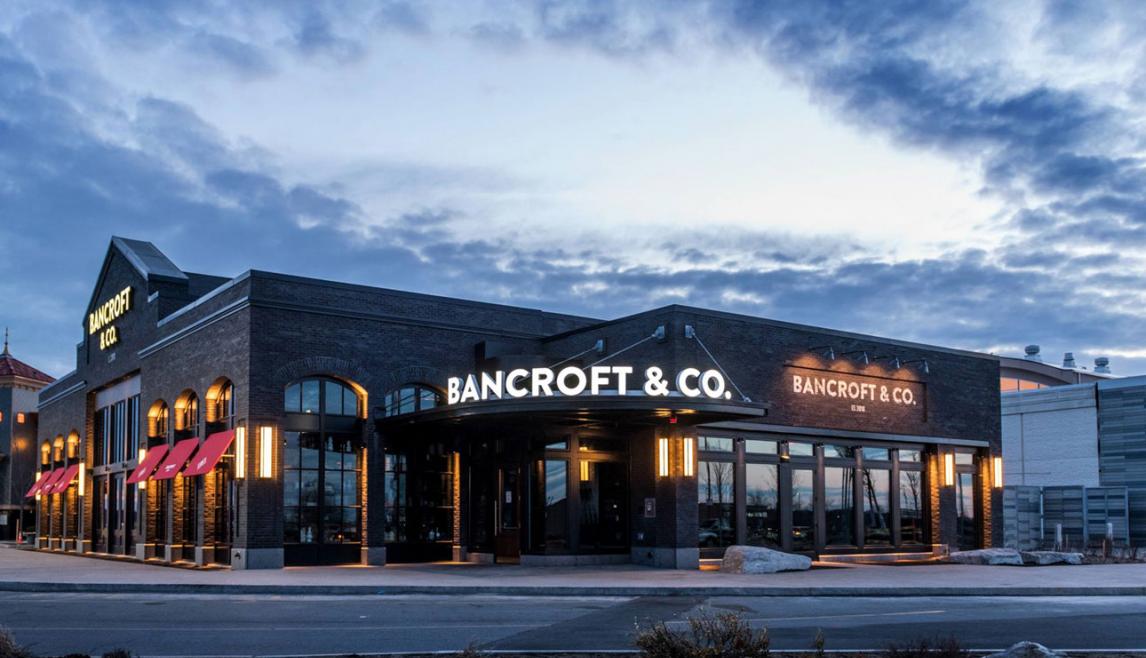 Winco's 3250 Contemporary window give a modern and luxurious setting at The Bancroft & CO. 