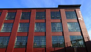 J Centrel apartment complex with Winco's 3250 Historic Steel Replica Series Windows