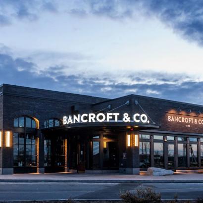 Winco's 3250 Contemporary window give a modern and luxurious setting at The Bancroft & CO. 